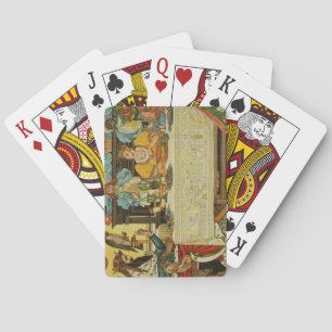 Baralho A princesa Parte seu comensal com o sapo, de