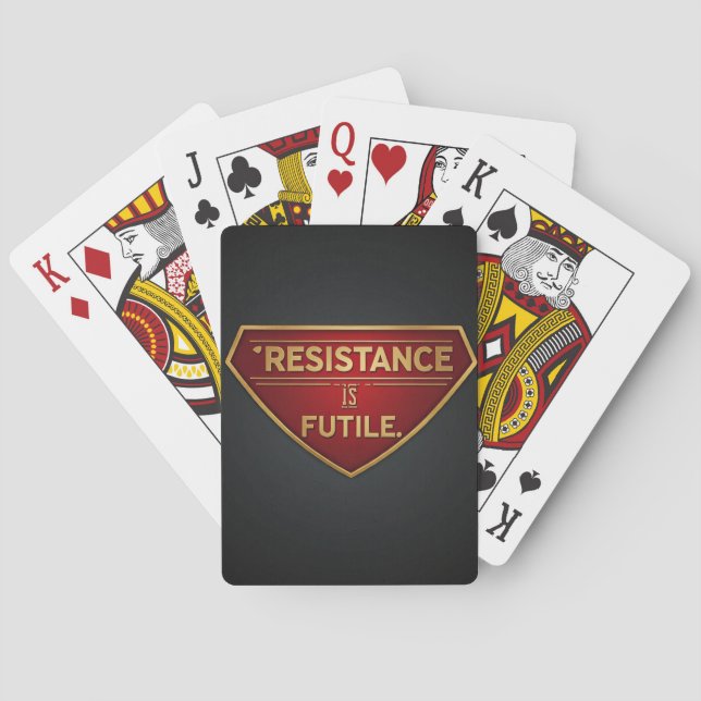 Baralho A resistência é inútil (Verso)