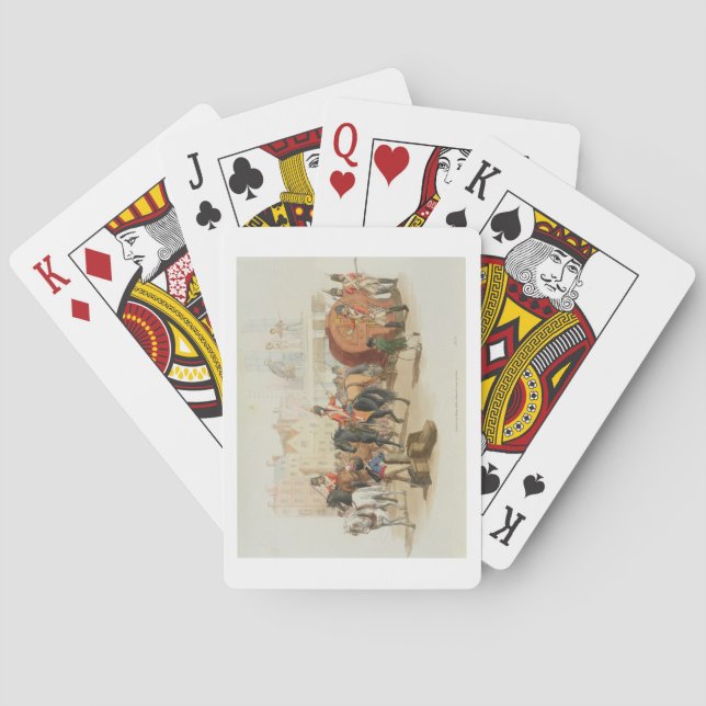 Baralho A Roda da Loteria, gravada pelo artista, 1805 (a (Verso)