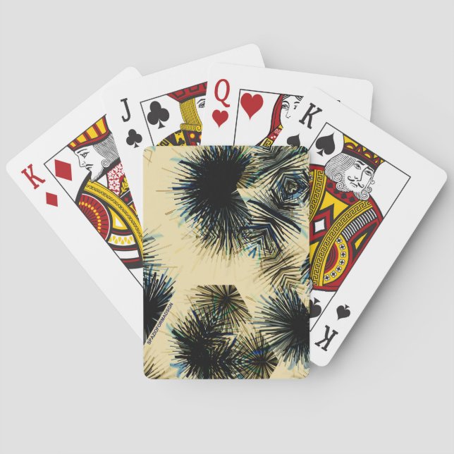 Baralho À sombra da cor bege (Verso)