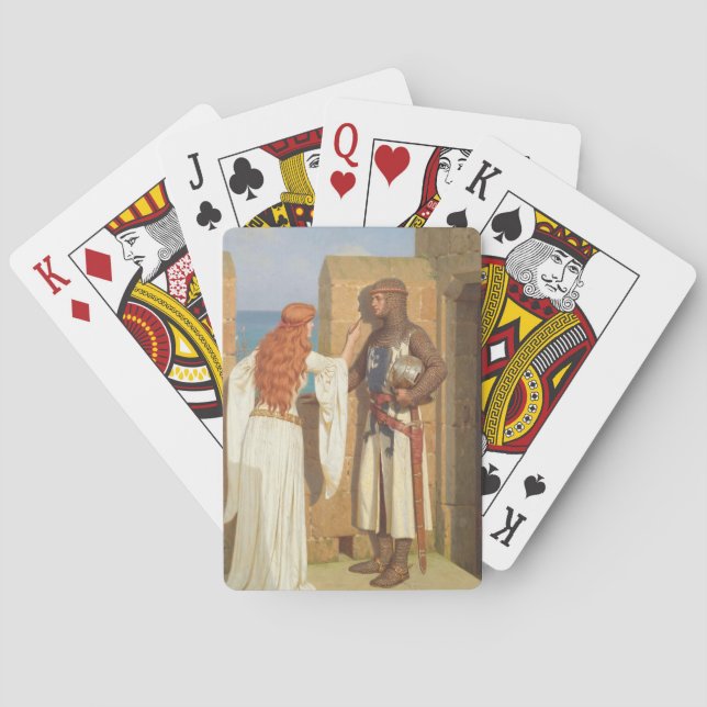 Baralho A Sombra do Cavaleiro (por Edmund Blair Leighton) (Verso)