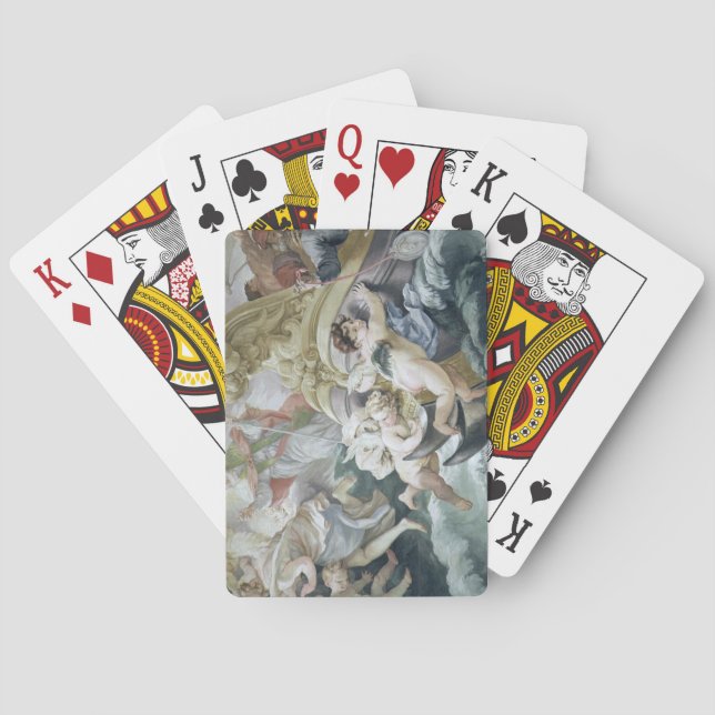 Baralho A tempestade acalmada miraculosa no contato com (Verso)