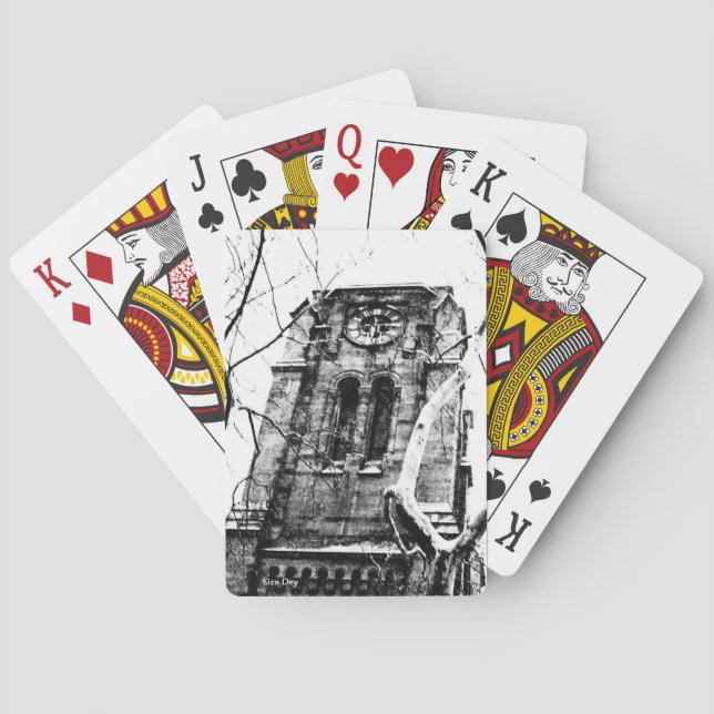 Baralho 'A Torre Celular' Jogando Cartões (Verso)