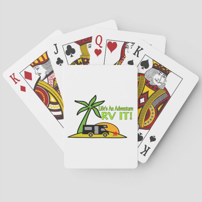 Baralho A vida é uma aventura, então RV (Verso)
