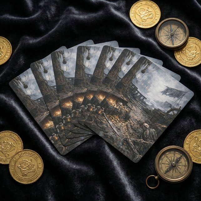 Baralho Abandoned Port — Pirate Harbor Playing Cards (Criador carregado)