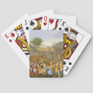 Baralho Abelha Escutadora de Linho, 1885 (óleo em cartaz)