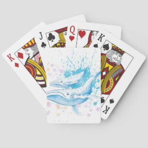 Baralho Abertura de Cor da Baleia Azul