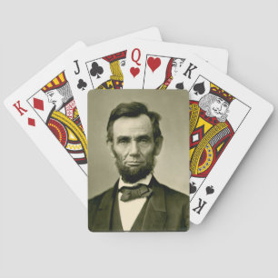 Baralho Abraham Lincoln presidente usa ameréreis dos esta