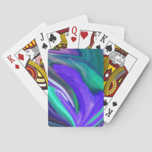 Baralho Abstrato Art Roxo N Folha de Mel