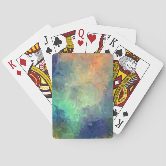 Baralho Abstrato Colorida nº 5 (Verso)