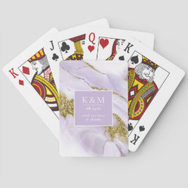 Baralho Abstrato da Lavanda Lux Ink ID990