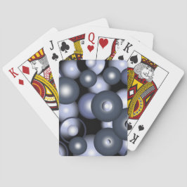 Baralho Abstrato de Arte Orbital do Círculo Concentrado Gl