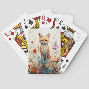Baralho Abstrato Foxy Lady Entre as Flores