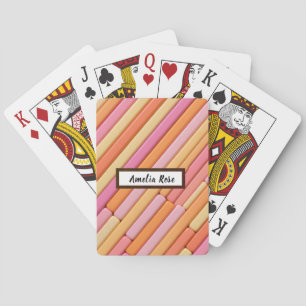 Baralho Abstrato Geométrico Pastel Personalizado