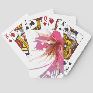 Baralho Abstrato Hibiscus Flower