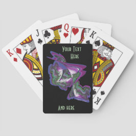 Baralho Abstrato pintura ativada