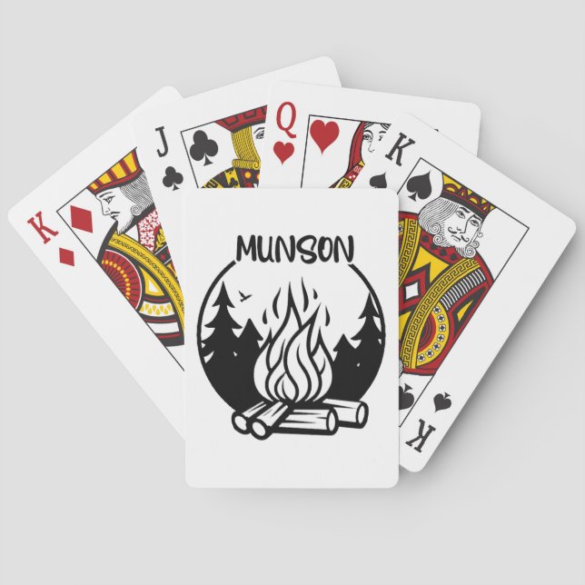 Baralho Acampamento Munson (Verso)