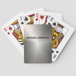 Baralho Aço inoxidável prateado