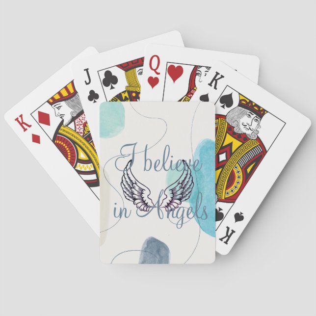 Baralho Acredito em Anjos Abstrato (Verso)