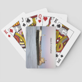 Baralho Adam E. Cornelius jogando cartas