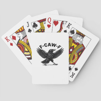 Baralho Adesivos de Humor de Amante de Pássaros F-Caw-F Es