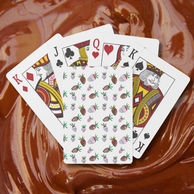 Baralho Adesivos de Morangos Cobertos com Chocolate aquare (Criador carregado)