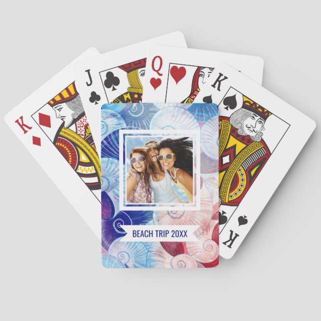 Baralho Adicione seu teste padrão conhecido da cena do (Verso)