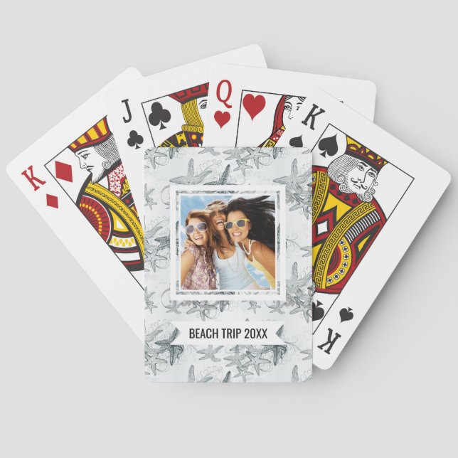 Baralho Adicione sua estrela do mar conhecida de | no (Verso)