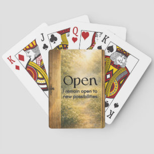 Baralho Afirmativa Inspiradora, Carta de Poker Motivaciona
