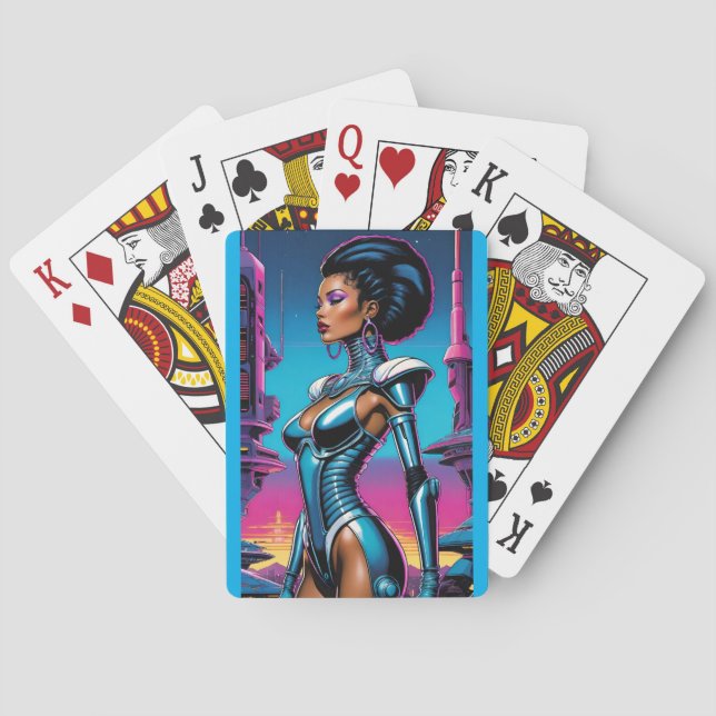 Baralho Afrofuturismo Quatro Ken Gage Sci-Fi (Verso)