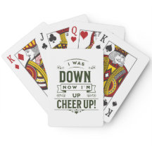 AGORA ESTOU EM CIMA CARTAS DE JOGAR DE PÔQUER