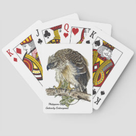 Baralho Águia Pintada Pintada à Mão