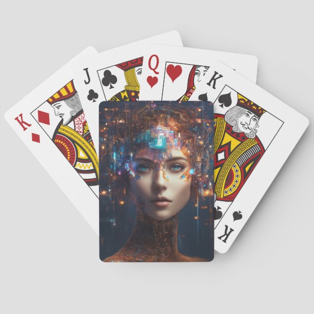 Baralho AI Face Poker Deck" (Verso)