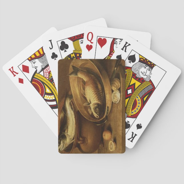 Baralho Ainda vida dos peixes e dos limões (Verso)