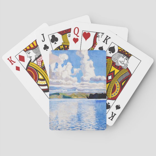 Baralho Akseli Gallen-Kallela - Torres de Nuvem (Verso)