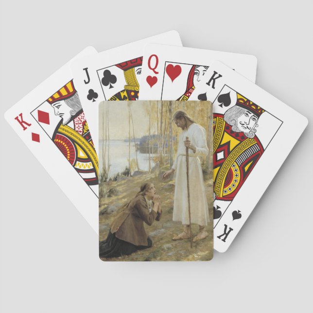 Baralho Albert Edelsense - Cristo e Mary Magdalene (Verso)