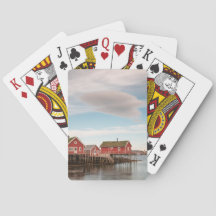 Aldeia de Pesca de Lofoten da Noruega