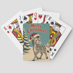 Baralho Aldeia de Zebra Edge Animal Natal