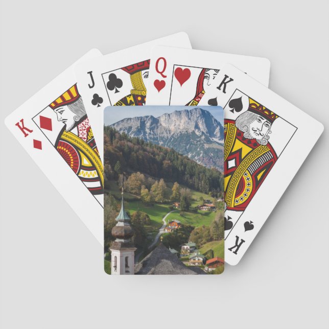 Baralho Aldeia Quaint bavarian, Alemanha (Verso)