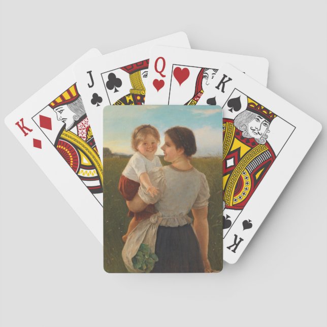 Baralho Alegria da Mãe (Mãe e Filha Adoráveis) (Verso)