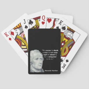 Baralho Alexander Hamilton’s Dank Meme - Playing Cards