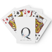 ALFABETES FLORAIS AZUIS SUAVES, LETRA Q