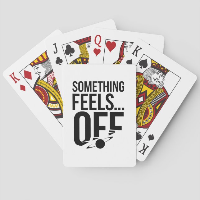 Baralho Algo Se Sente Desligado - Mensagem Indecisa E Crip (Verso)