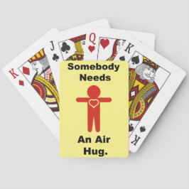 Baralho Alguém precisa de um abraço de ar