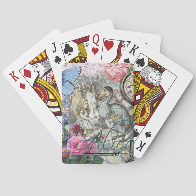 Baralho Alice Classic Wonderland Dodo Arte Tenniel (Verso)