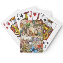 Alice in Wonderland tea party characters