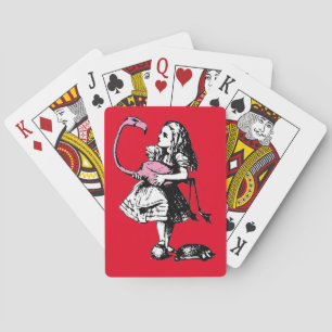 Baralho Alice no País das Maravilhas - Alice Jogando Croqu