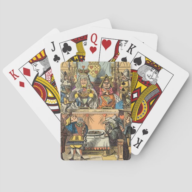 Baralho Alice no País das Maravilhas Cheshire Cat Caracter (Verso)