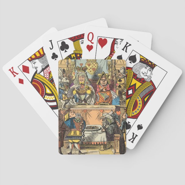 Baralho Alice no País das Maravilhas Cheshire Cat Caracter (Verso)