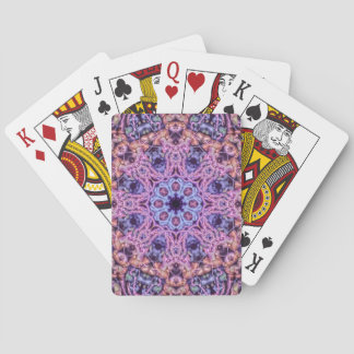 Baralho Alienígena Psicodélico Roxo Caleidoscópico Mandala